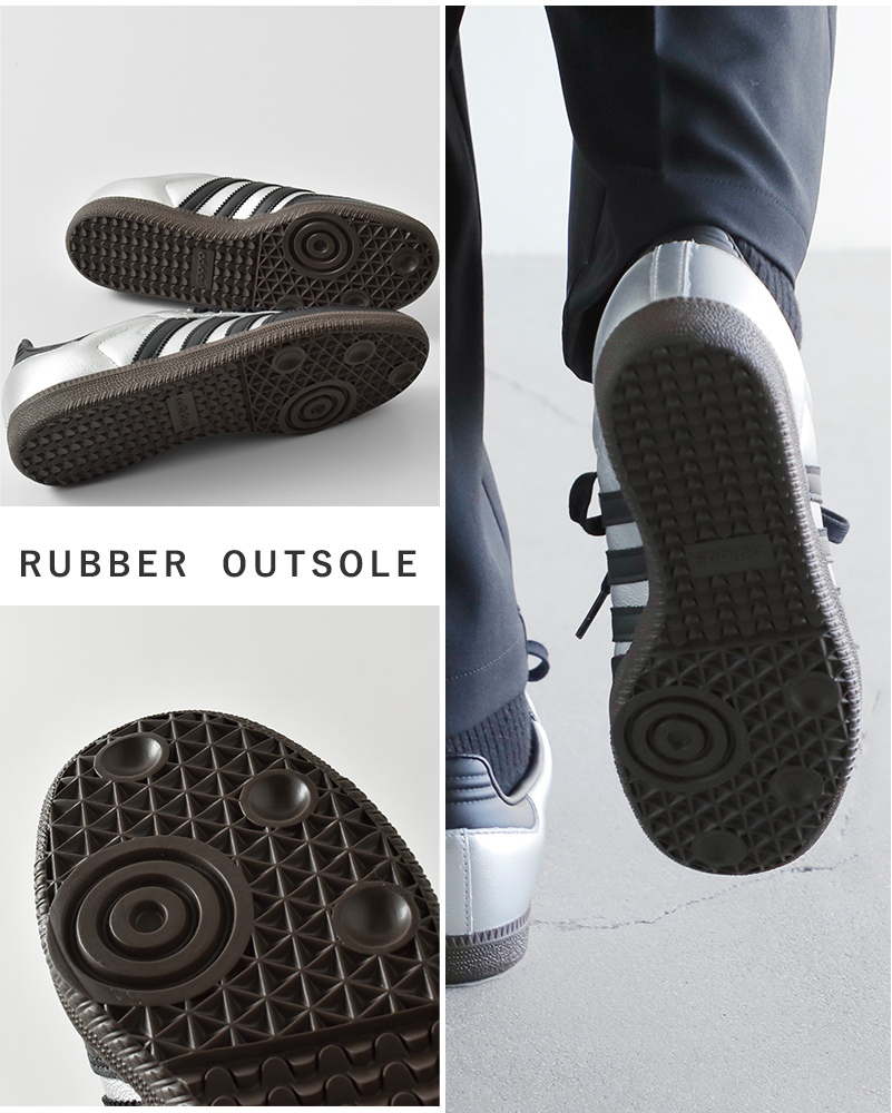 adidas Originals(アディダス オリジナルス)サンバOGメタリックレザーローカットスニーカー“SAMBAOG”samba-og-same3
