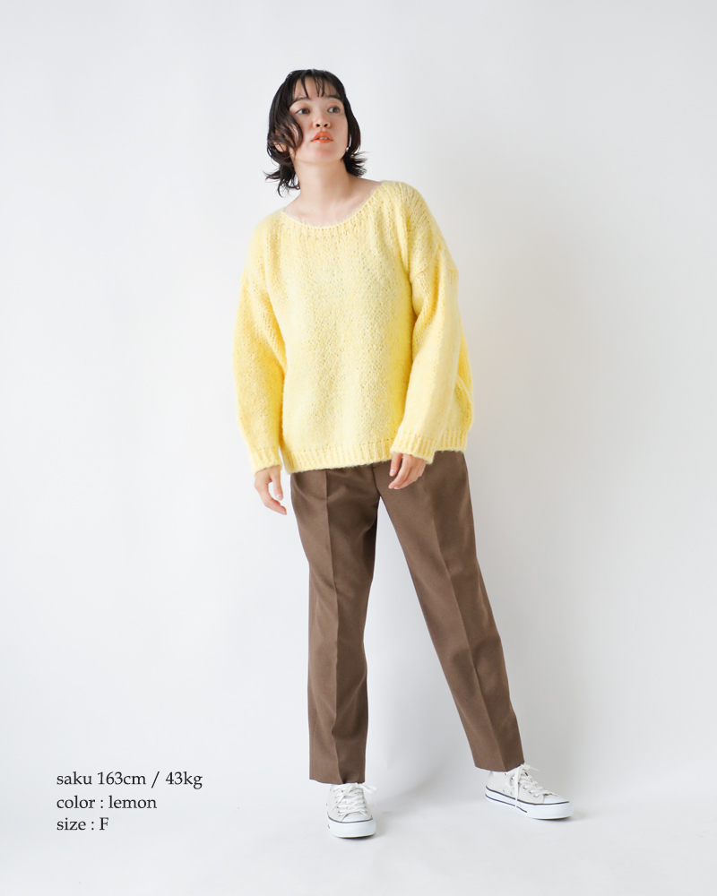 TRICOTS JEAN MARC(トリコット ジーン マルク)ボートネックニットプルオーバーsesamy