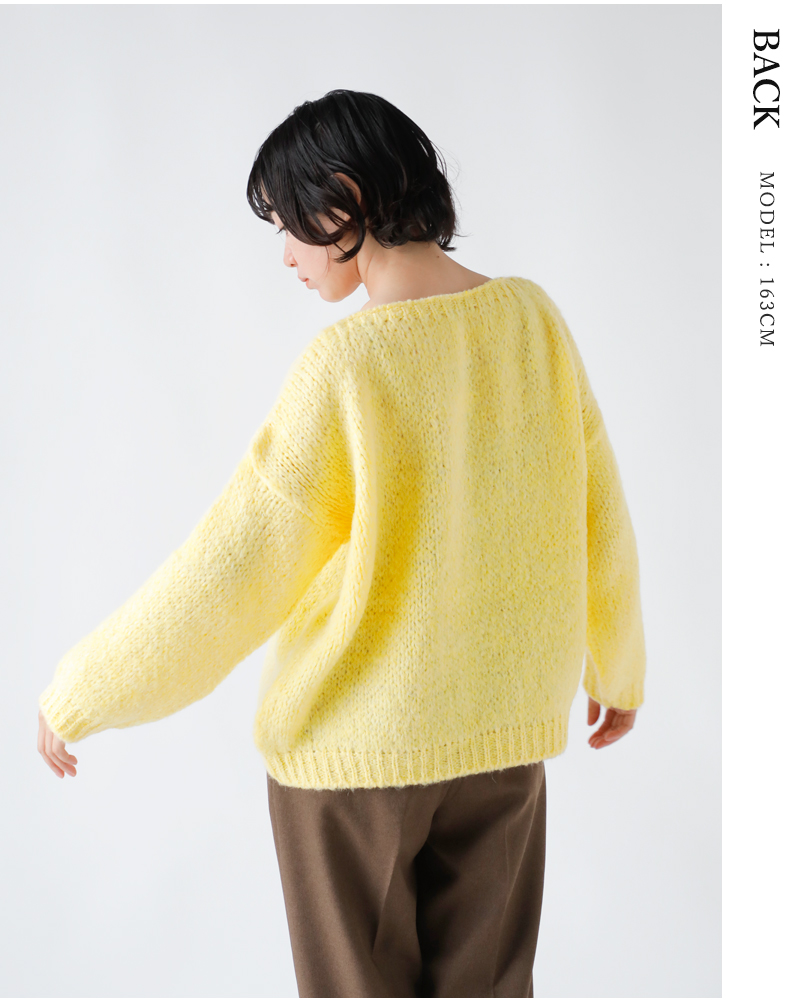 TRICOTS JEAN MARC(トリコット ジーン マルク)ボートネックニットプルオーバーsesamy