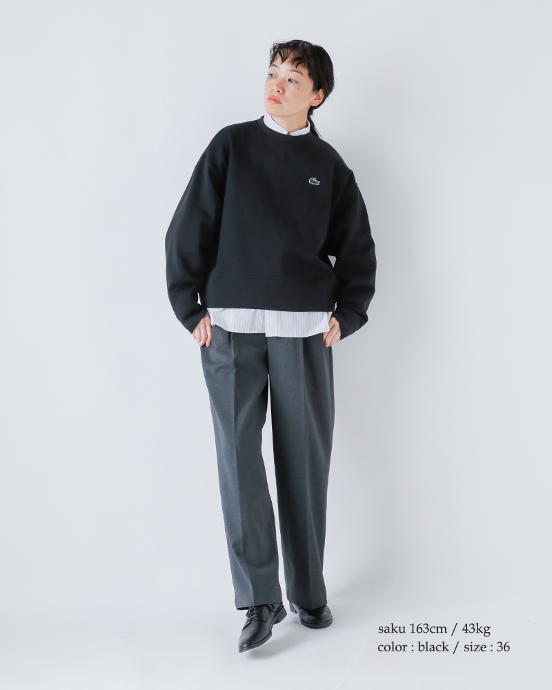 LACOSTE(ラコステ)コットンクルーネックスウェットシャツsf5614