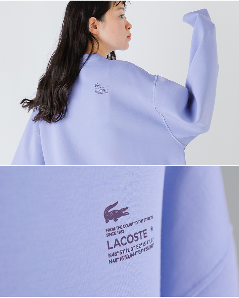 LACOSTE(ラコステ)コットンクルーネックスウェットシャツsf5614