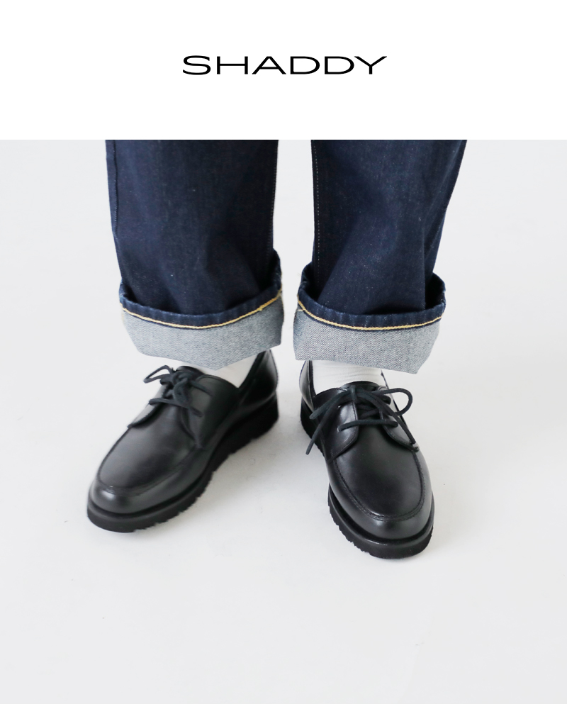 SHADDY(シャディ)ベジタブルタンニンレザーレースアップシューズsh051-rev