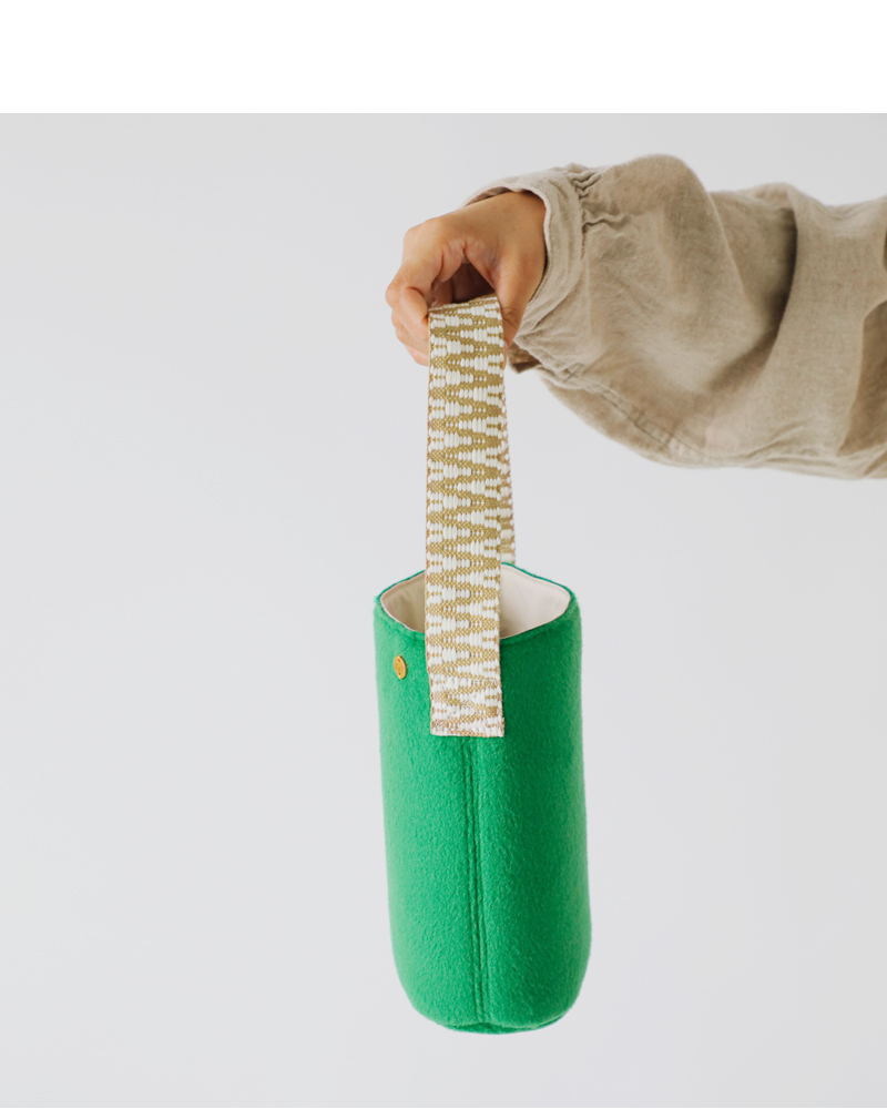 Lila&Fleur(リラアンドフルール)フェルトシングルハンドルバッグ“Anna”single-handle-bag