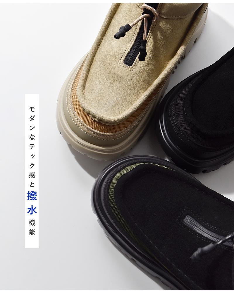 SHAKA(シャカ)ジップショートモカシンブーツ“ZIPMOCCASINBOOTIEEX”sk-290v2