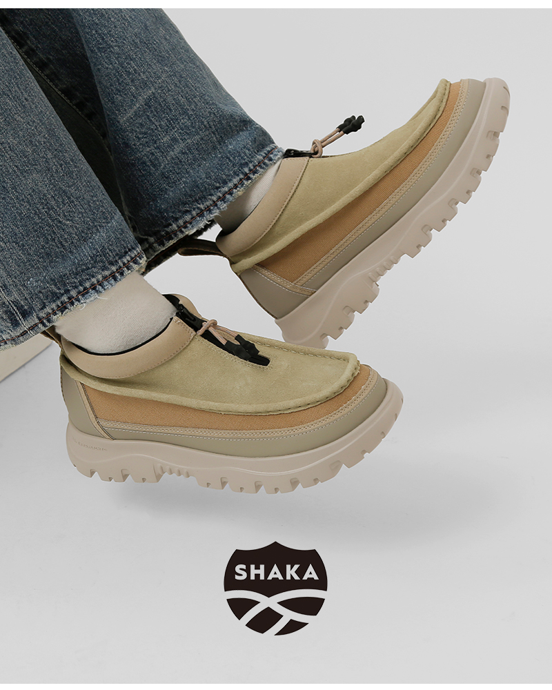 SHAKA(シャカ)ジップショートモカシンブーツ“ZIPMOCCASINBOOTIEEX”sk-290v2