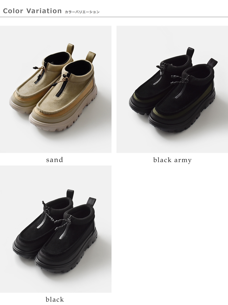 SHAKA(シャカ)ジップショートモカシンブーツ“ZIPMOCCASINBOOTIEEX”sk-290v2