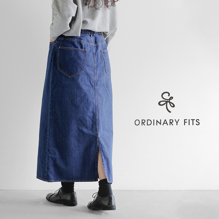 ordinaryfits(オーディナリーフィッツ)ボックスデニムスカート“DENIMSKIRT”sk003-same1