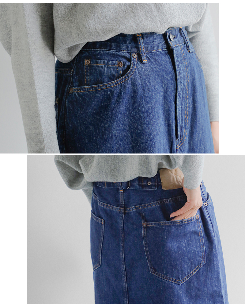 ordinaryfits(オーディナリーフィッツ)ボックスデニムスカート“DENIMSKIRT”sk003-same1