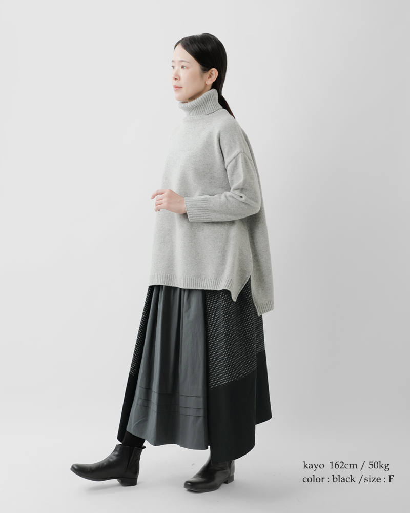 MAGALIピンドット ツイード ヴィンテージ スカート sk78