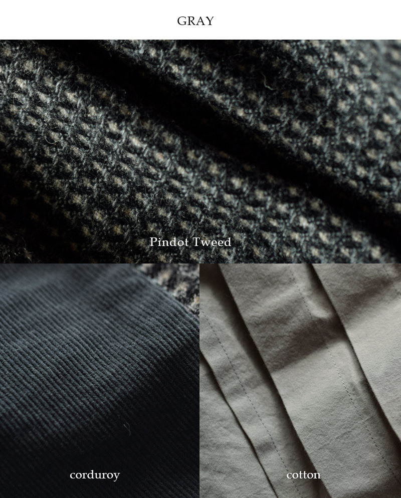 MAGALIピンドット ツイード ヴィンテージ スカート sk78