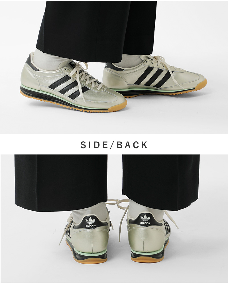 adidasoriginals SL72OG メタリックシルバー スニーカー adidas Originals SL 72 OG Shoes in Silver Metallic Trainers