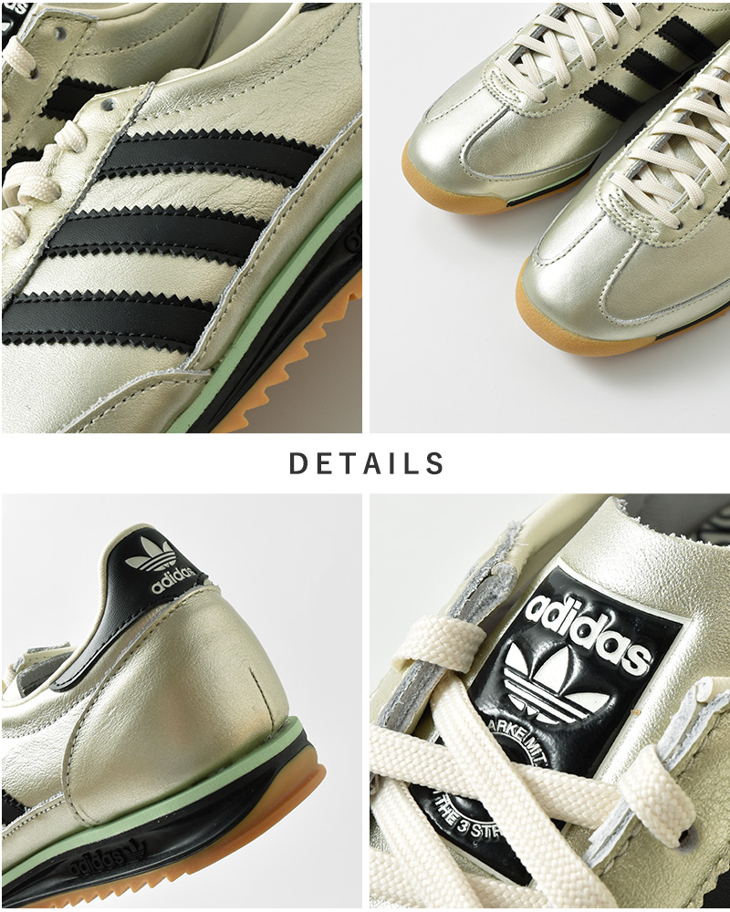 adidasoriginals SL72OG メタリックシルバー スニーカー adidas Originals SL 72 OG Shoes in Silver Metallic Trainers