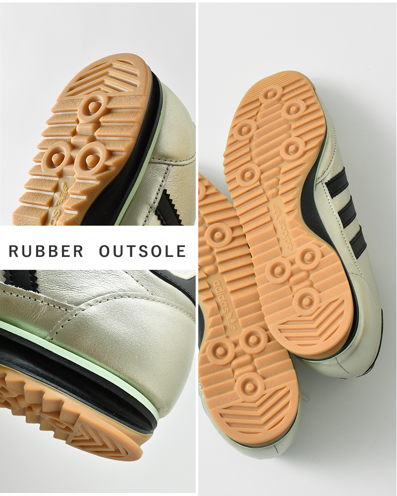 adidas Originals(アディダス オリジナルス)スーパーライト72メタリックレザーアッパーローカットスニーカー“SL72OGW”sl72og-w