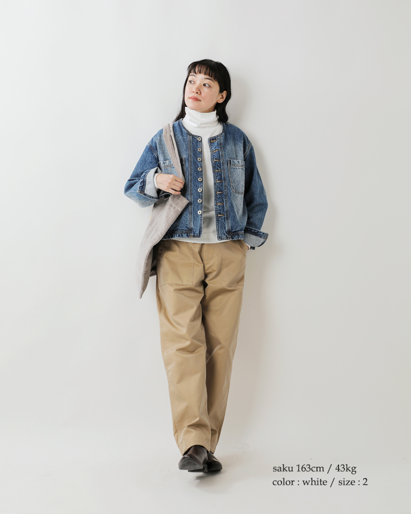 SLOANE(スローン)スーピマスムースタートルネック長袖Tシャツsl7w-t354