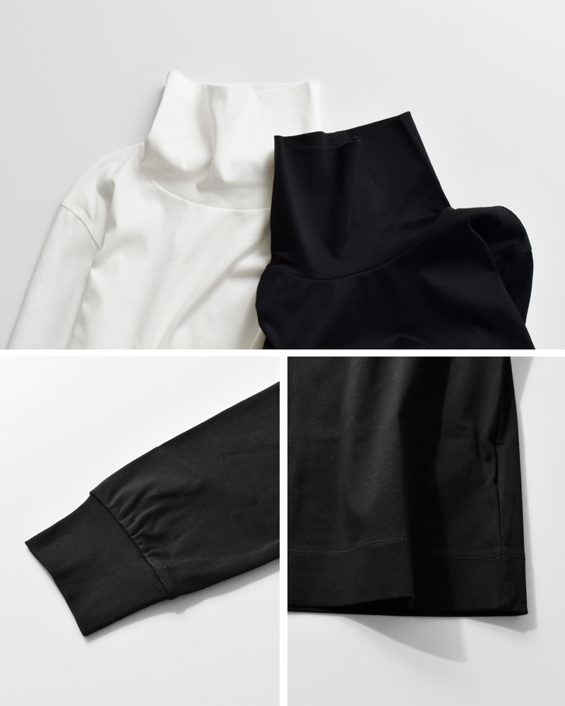 SLOANE(スローン)スーピマスムースタートルネック長袖Tシャツsl7w-t354