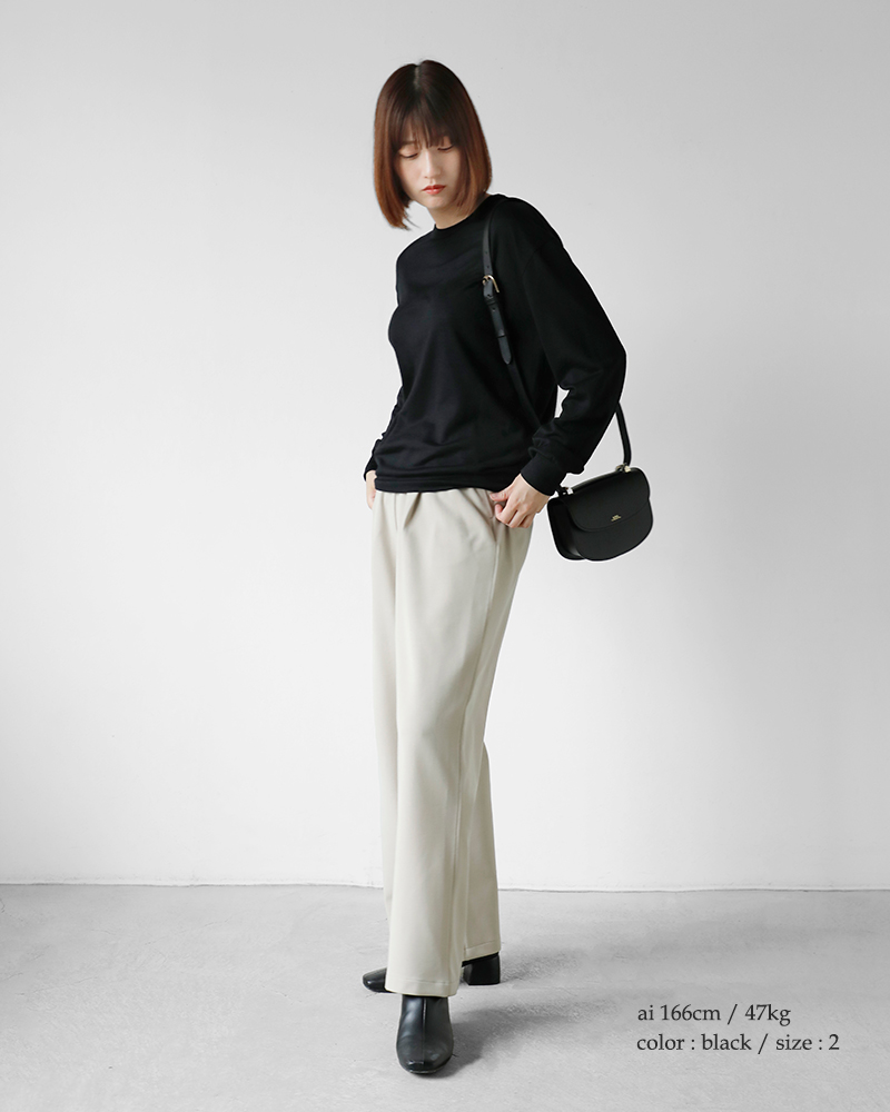 SLOANE(スローン)ウール天竺長袖ニットTシャツsl9s-t896