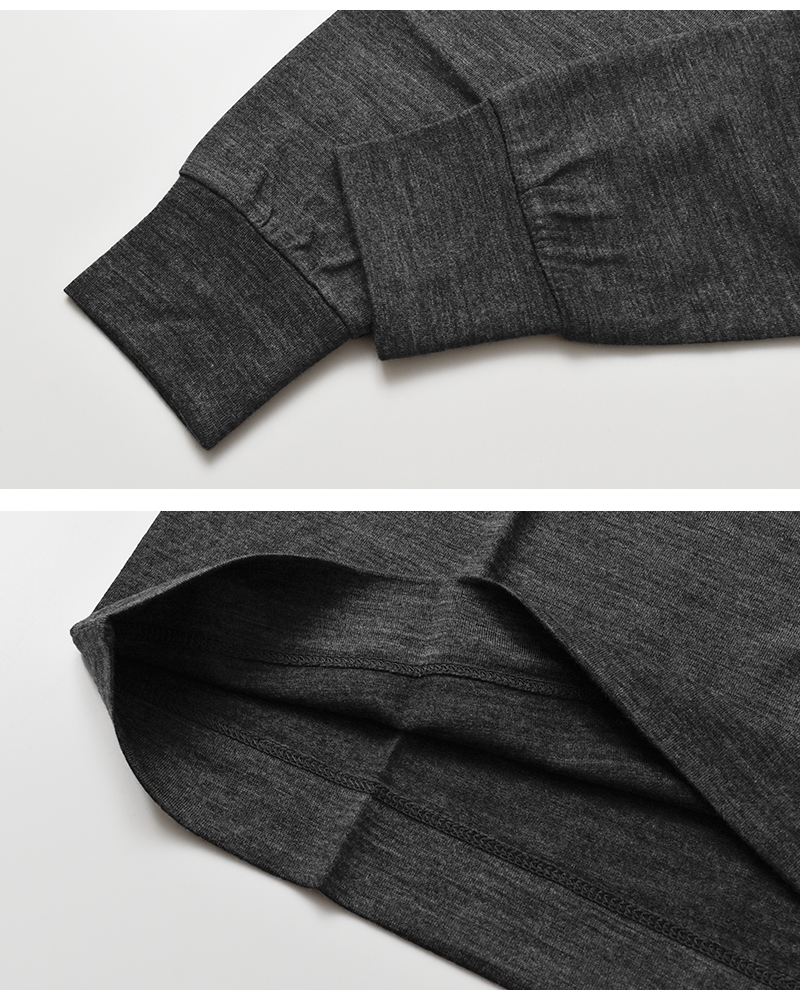 SLOANE(スローン)ウール天竺長袖ニットTシャツsl9s-t896