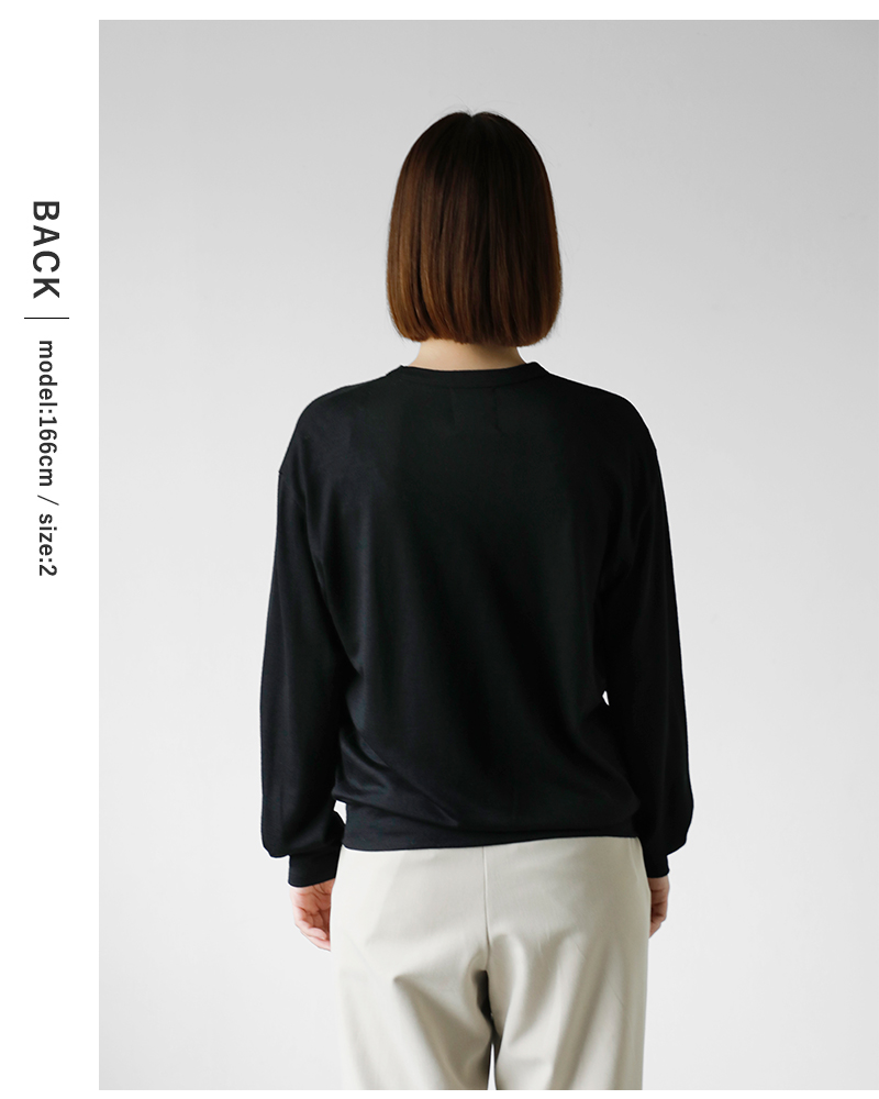 SLOANE(スローン)ウール天竺長袖ニットTシャツsl9s-t896