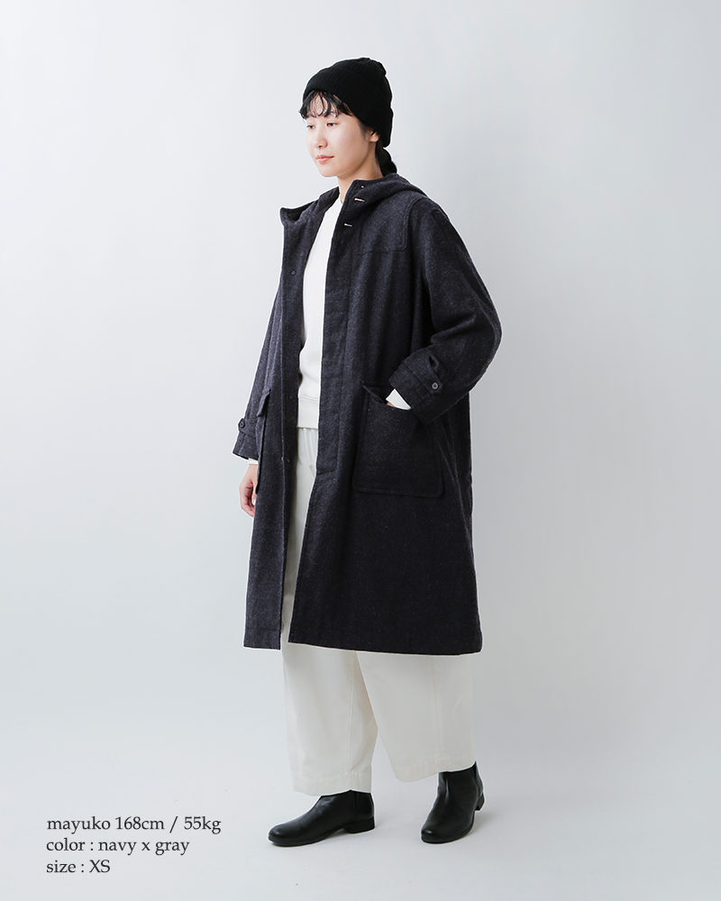 FIR MUM(フィル マム)ウール千鳥ダッフルコートsn-fr1401ct