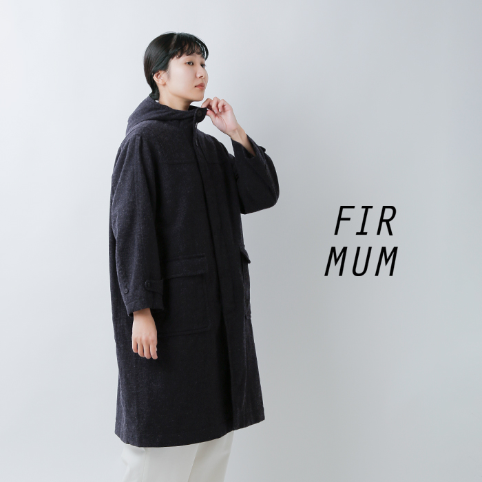 FIR MUM(フィル マム)ウール千鳥ダッフルコートsn-fr1401ct
