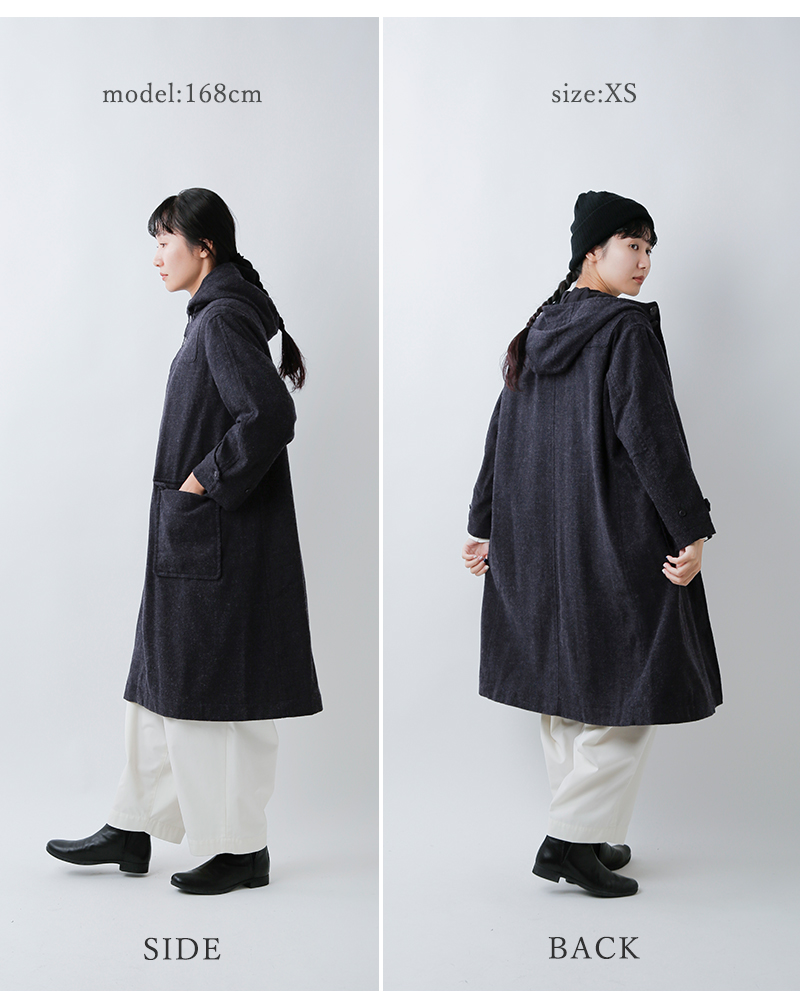 FIR MUM(フィル マム)ウール千鳥ダッフルコートsn-fr1401ct