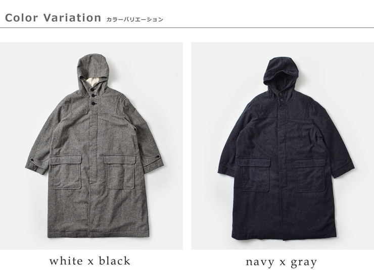 FIR MUM(フィル マム)ウール千鳥ダッフルコートsn-fr1401ct