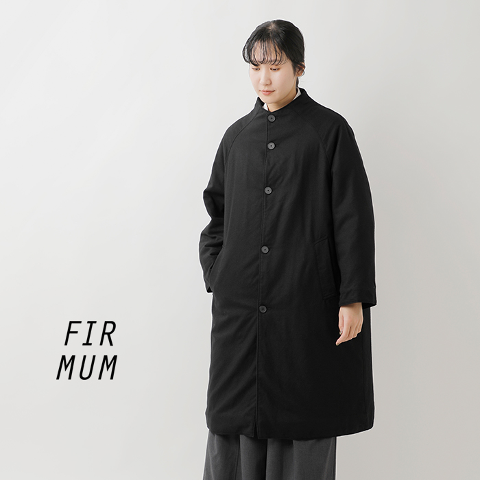 FIR MUM(フィル マム)ウールシーチングボトルネックラグランコートsn-fr1601ct