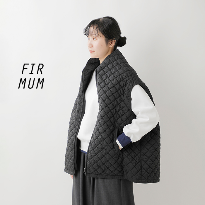 FIR MUM(フィル マム)再生ナイロンタフタシュリンクキルトベストsn-fr1706vt
