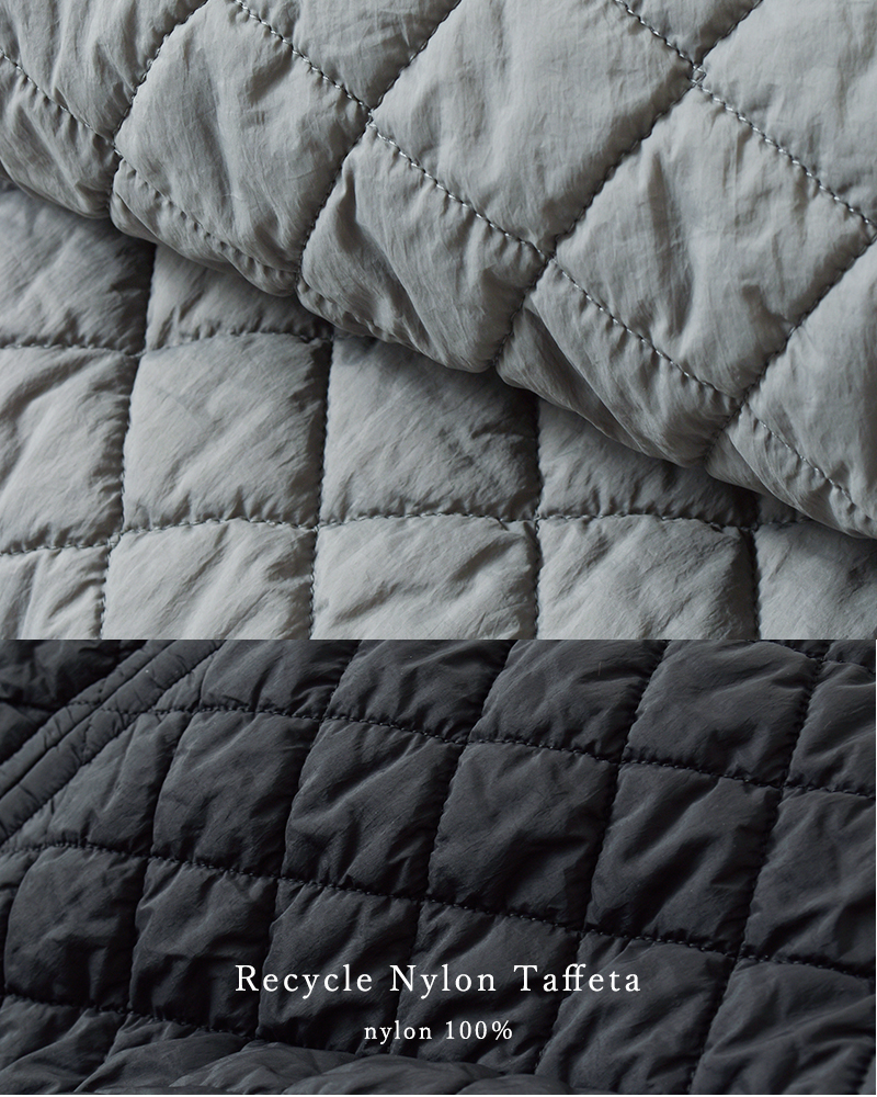 FIR MUM(フィル マム)再生ナイロンタフタシュリンクキルトベストsn-fr1706vt