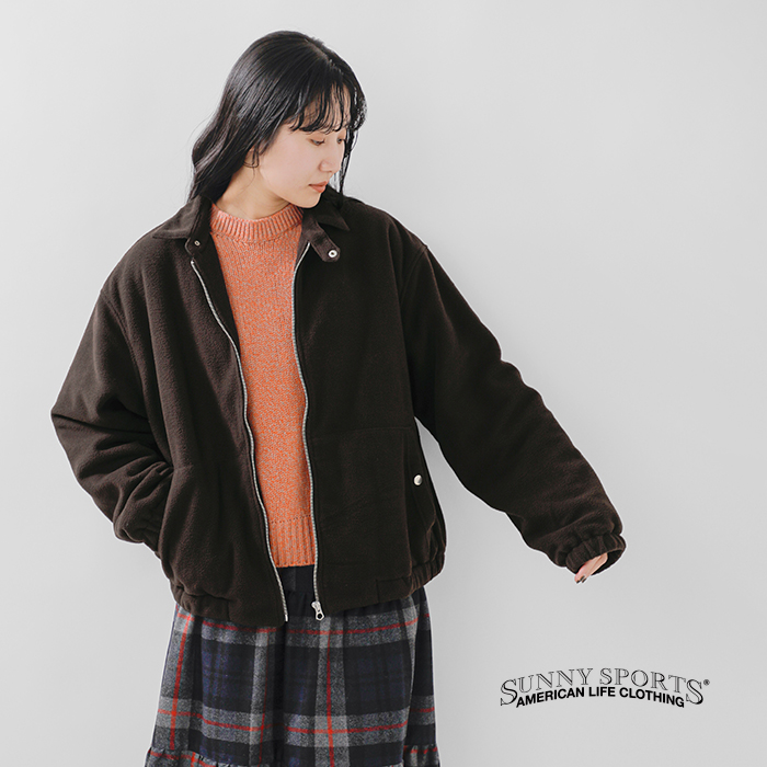 SUNNY SPORTS(サニースポーツ)フリーススイングトップジャケットsn25f003