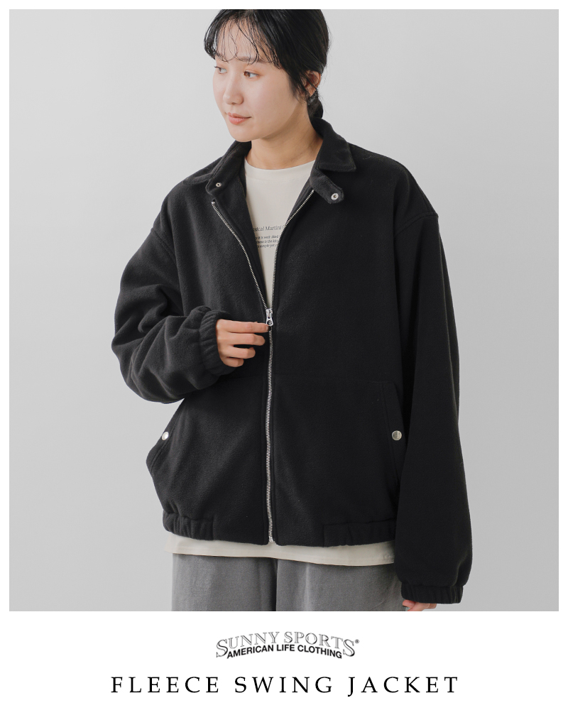 SUNNY SPORTS(サニースポーツ)フリーススイングトップジャケットsn25f003