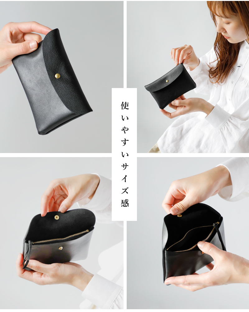 MARINE DAY マリンデイ ゴートスキン レザー ウォレット 財布