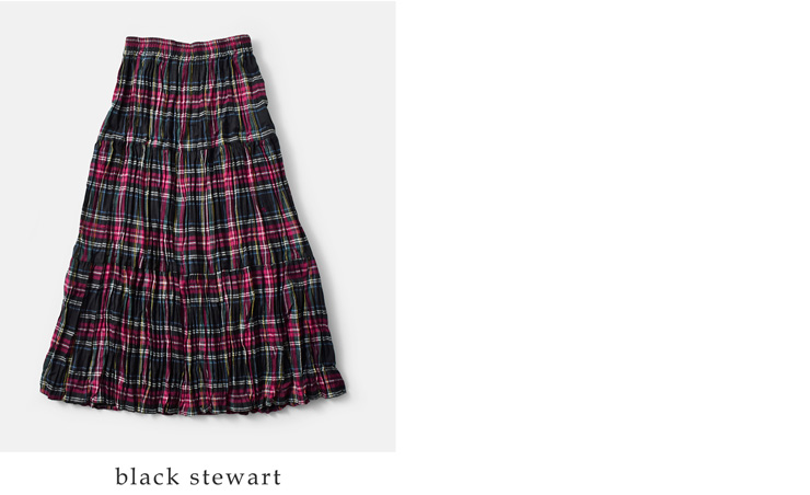 Rockmount(ロックマウント)コットンフランネルしわ加工ロングスカートsp9948