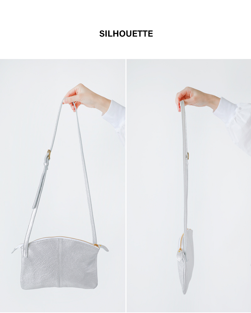 MARINE DAYカウレザーシルバー箔ショルダーバッグ“SPECIALMACARON”special-macaron