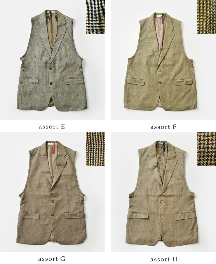 Sunny Side Up サニーサイドアップ リメイク テーラード ベスト