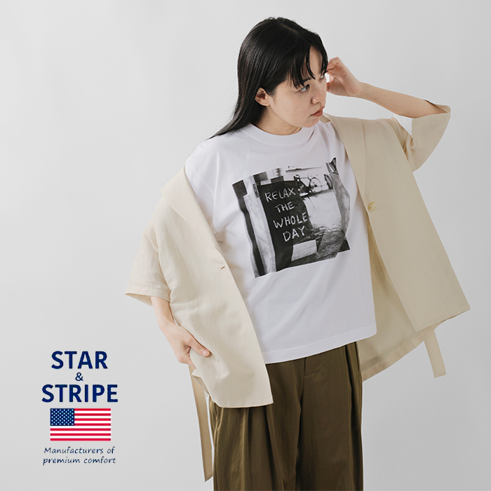 30%OFF】STAR&STRIPE スターアンドストライプ コットン プリント