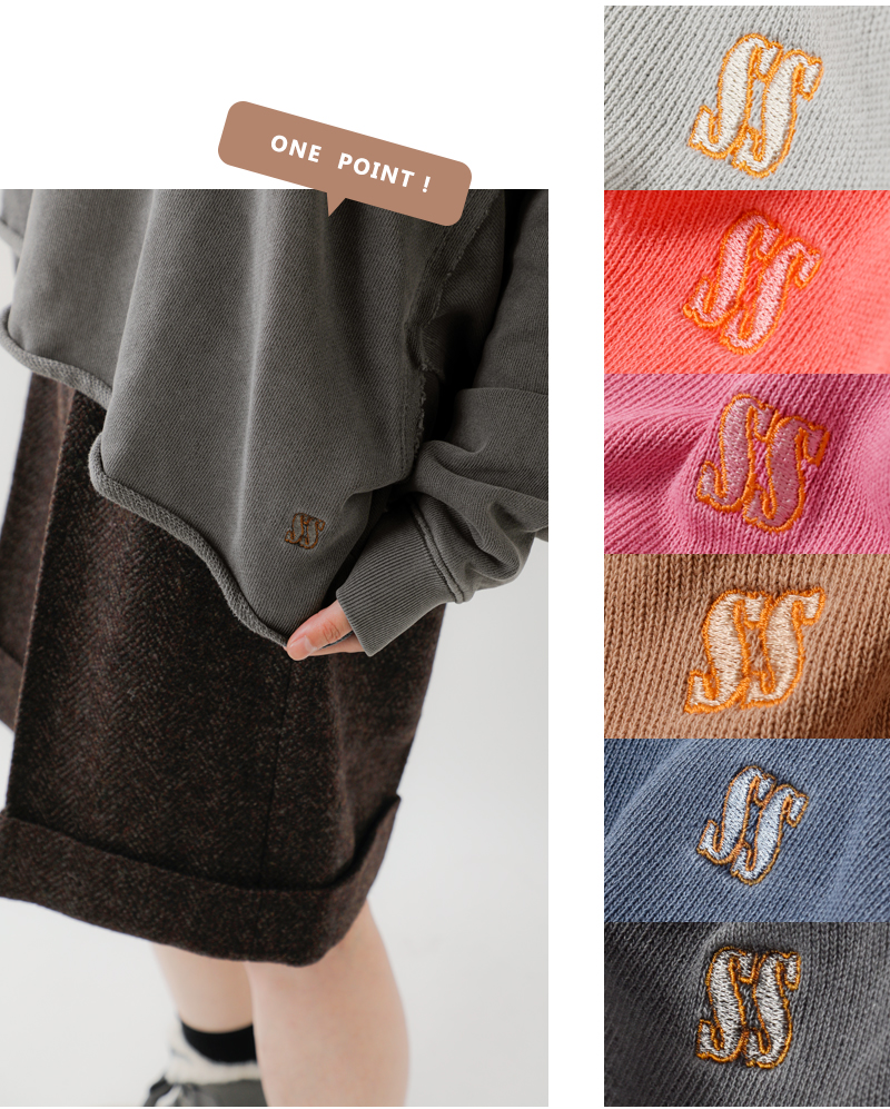 STAR＆STRIPE(スターアンドストライプ)コットンクルーネックワイドプルオーバーssmd-145