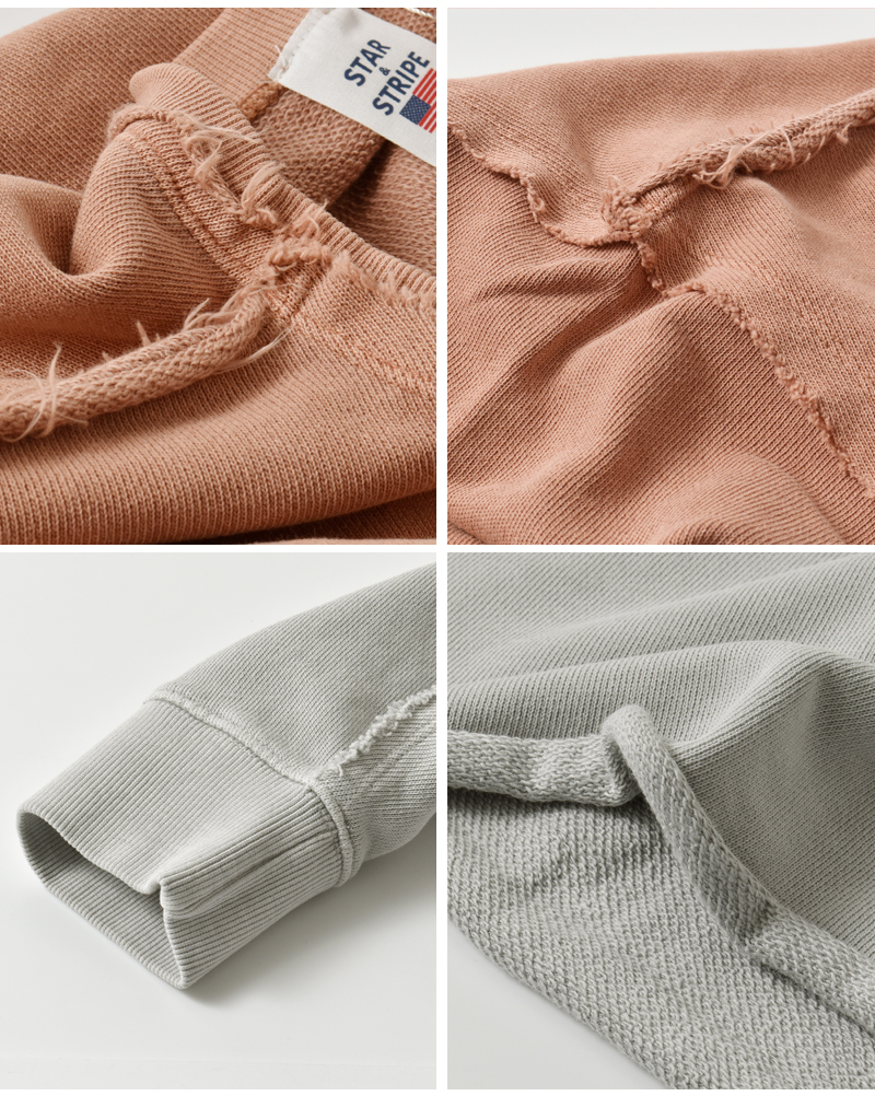 STAR＆STRIPE(スターアンドストライプ)コットンクルーネックワイドプルオーバーssmd-145