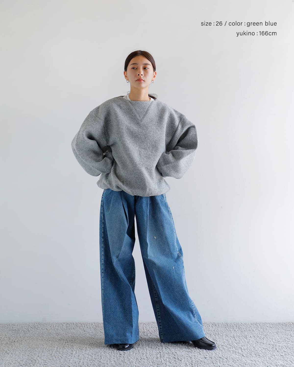 TANAKA(タナカ)デニムハカマトラウザーパンツ “HAKAMA JEAN TROUSERS” st-108-25