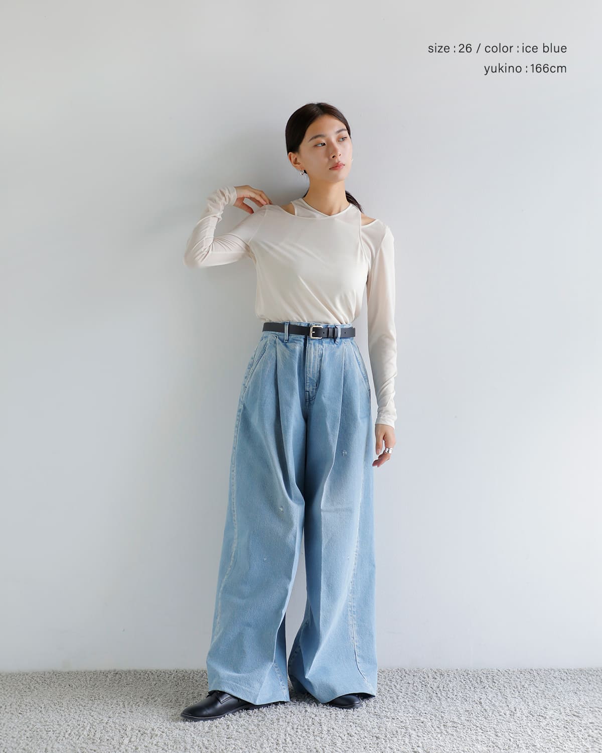 TANAKA(タナカ)デニムハカマトラウザーパンツ “HAKAMA JEAN TROUSERS” st-108-25