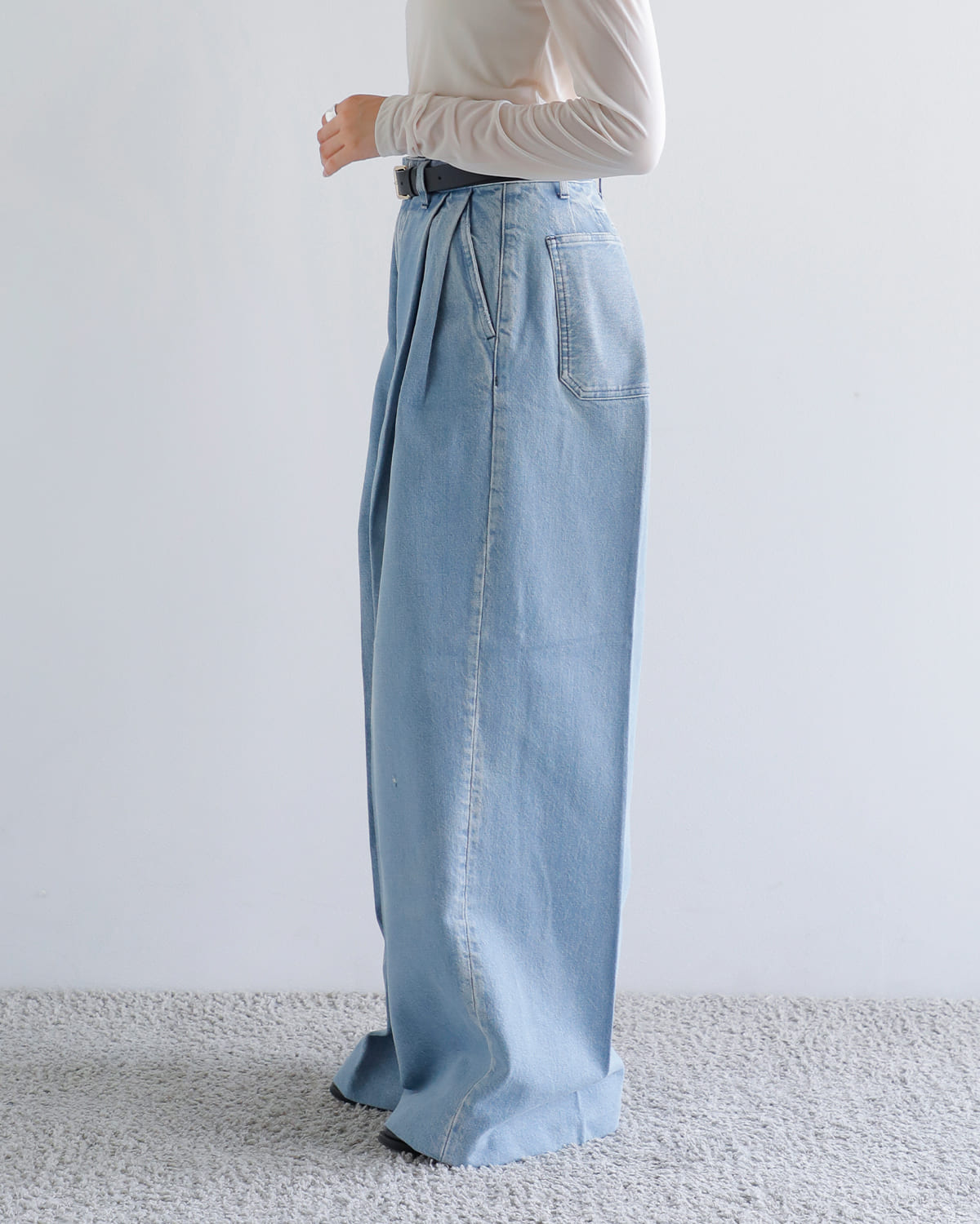 TANAKA(タナカ)デニムハカマトラウザーパンツ “HAKAMA JEAN TROUSERS” st-108-25