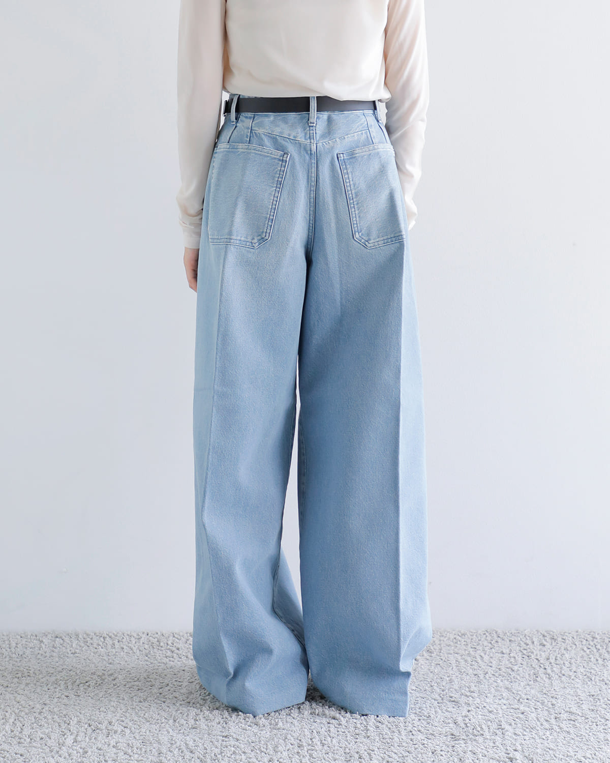 TANAKA(タナカ)デニムハカマトラウザーパンツ “HAKAMA JEAN TROUSERS” st-108-25