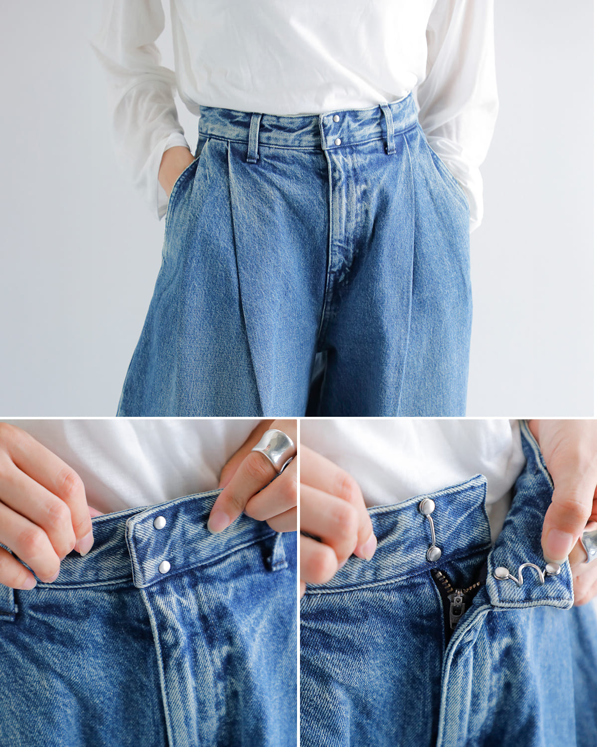 TANAKA(タナカ)デニムハカマトラウザーパンツ “HAKAMA JEAN TROUSERS” st-108-25