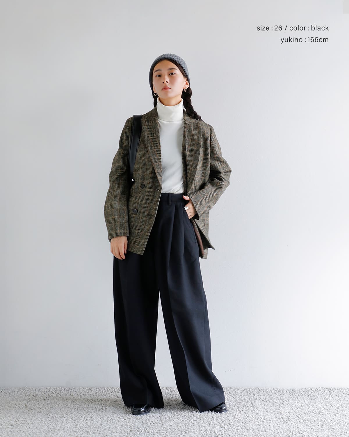 TANAKA(タナカ)ウールツイルハカマトラウザーパンツ “HAKAMA TROUSERS” st-108tr