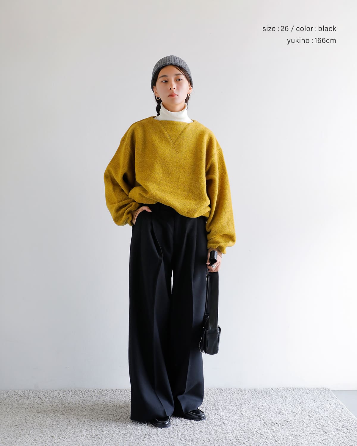TANAKA(タナカ)ウールツイルハカマトラウザーパンツ “HAKAMA TROUSERS” st-108tr