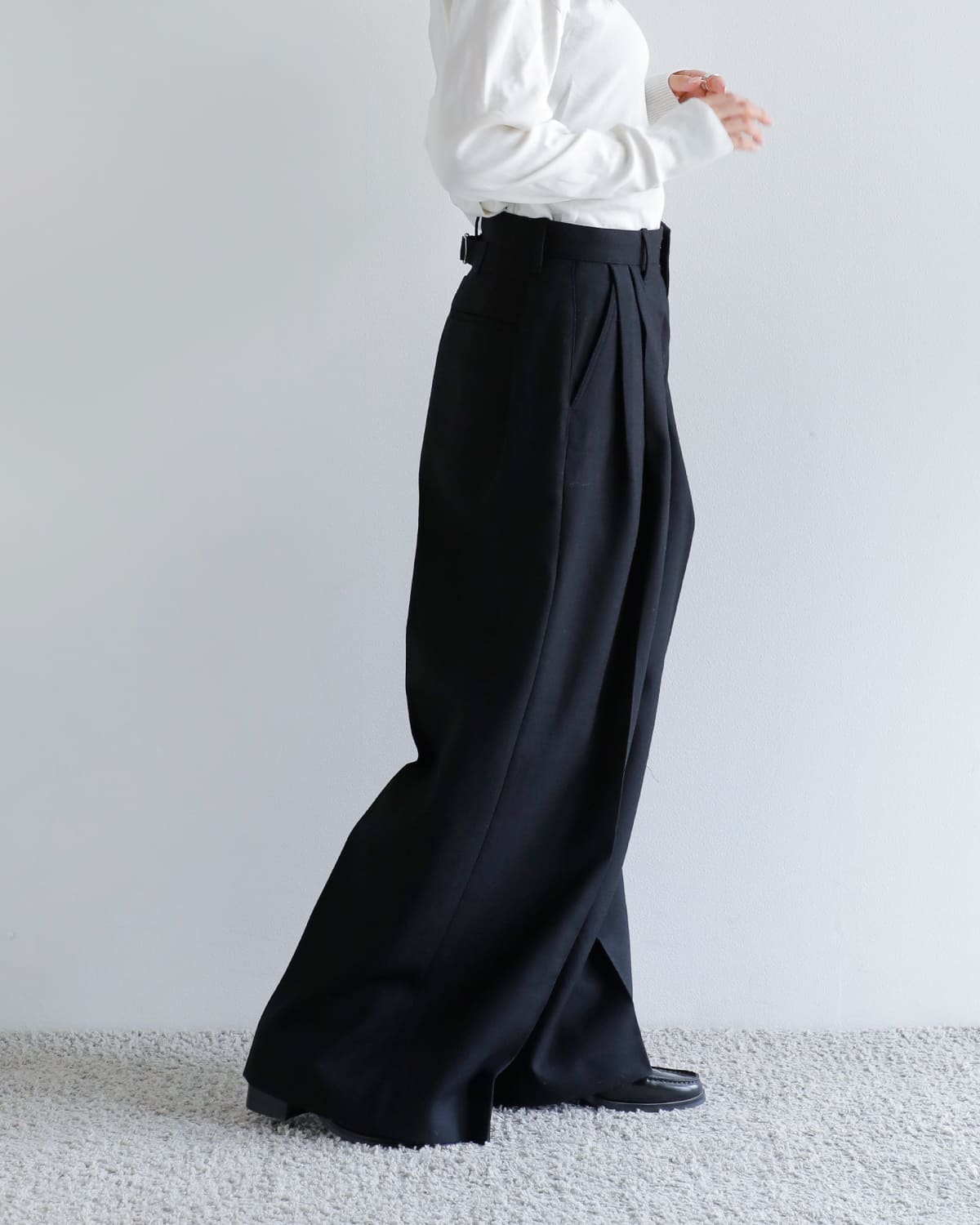 TANAKA タナカ ウールツイル ハカマ トラウザー パンツ “HAKAMA