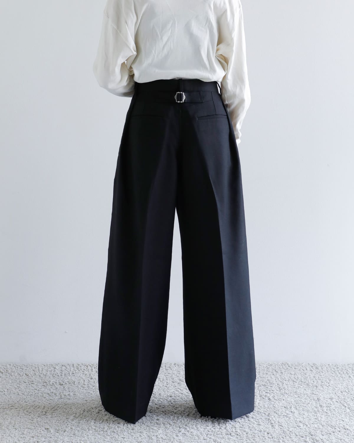 TANAKA(タナカ)ウールツイルハカマトラウザーパンツ “HAKAMA TROUSERS” st-108tr