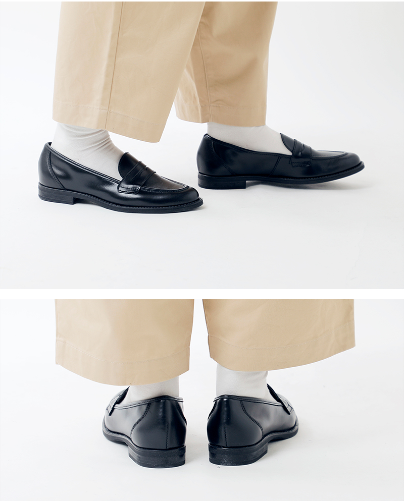 eness(エネス)カウレザーコインローファーst-1201