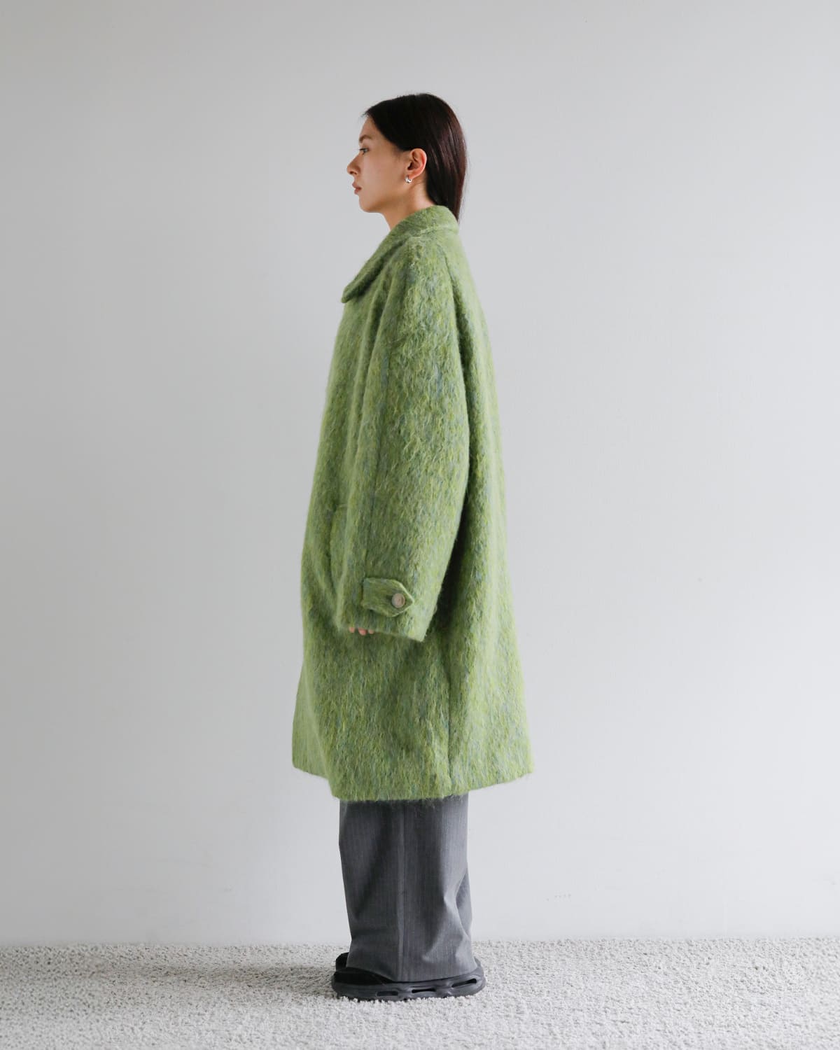 TANAKA(タナカ)イタリアンシャギーリラックスフィットフードコート “HOODED COAT” st-228