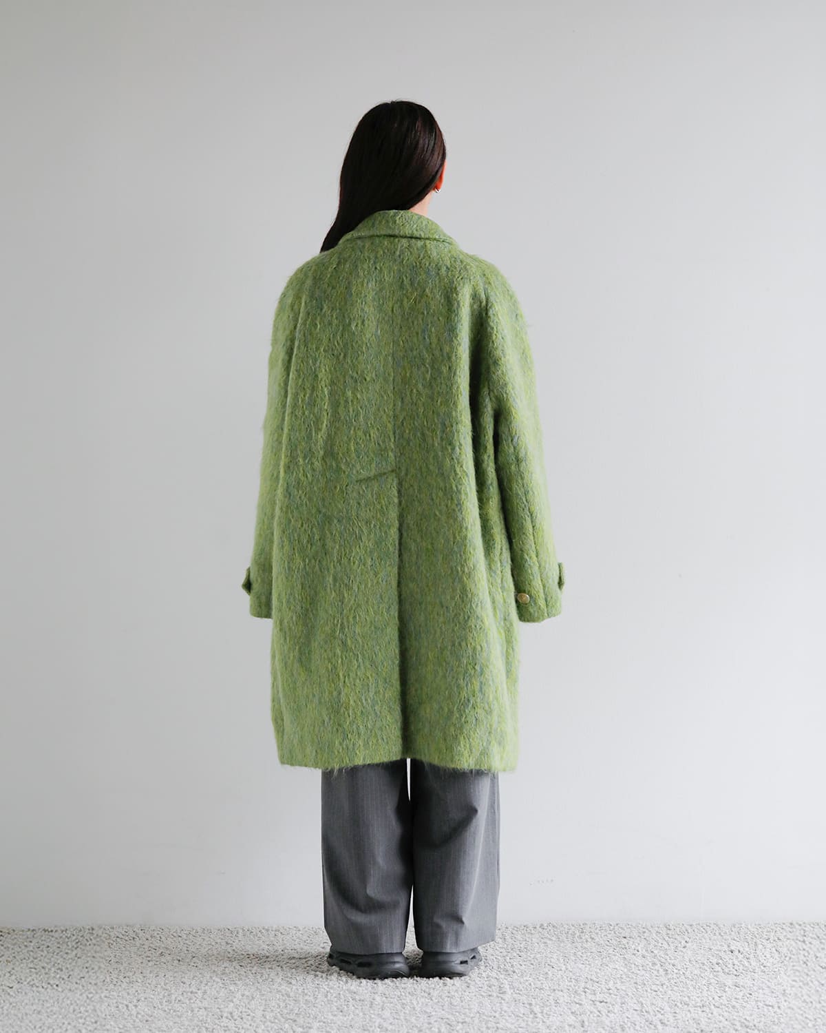 TANAKA(タナカ)イタリアンシャギーリラックスフィットフードコート “HOODED COAT” st-228